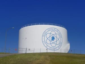 Gillette water tank