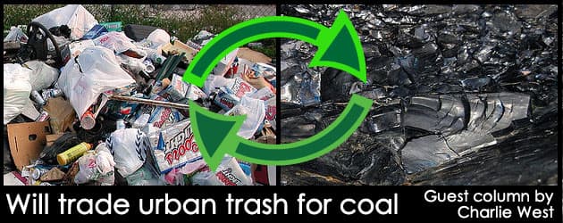 Will trade urban trash for coal
