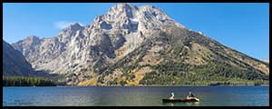 Thumbnail image for Canoing at Leigh Lake