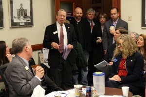 Bill Schilling, president of the Wyoming Business Alliance, said his group will likely support anti-discrimination in the future, though it won't take an active role in organizing a new coalition. (Gregory Nickerson/WyoFile)