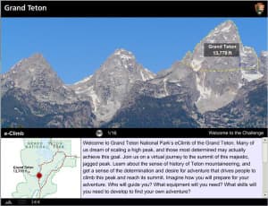 It's a pretty amazing view from the top of the Grand Teton, and now you can experience it via virtual tour. (Photo by Karen Kanes, National Park Service)