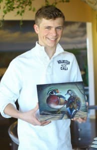 Andrew Kneeland of Arrowhead Springs, Wyoming has enjoyed art and wildlife for as long as he can remember. (Courtesy Andrew Kneeland)