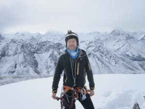 Sheridan climber Darren Rogers successfully climbed Lobuche, a peak in Nepal, before attempting to climb nearby Mount Everest. Rogers was at Camp 1 on Everest when an earthquake shook Nepal April 25. (courtesy Darren Rogers)