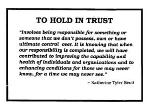 to hold in trust mark kinner