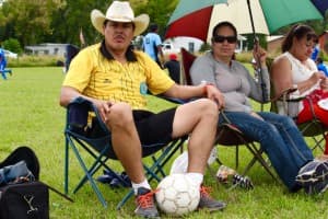 Javier Quezada and Bertha Ayala of Craig, Colo. (Gregory Nickerson/WyoFile)