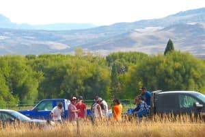 Savery soccer players on truck bed