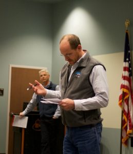 DEQ Director Todd Parfitt: “Just to be clear, the only thing that we have made a statement about regarding the oil and gas involvement is that we could not find a link between hydraulic fracking and anything in the wells. And we stand behind that. That doesn't mean there isn't some other activity associated with oil and gas development that may be contributing to basic palatability issues with the water.” 