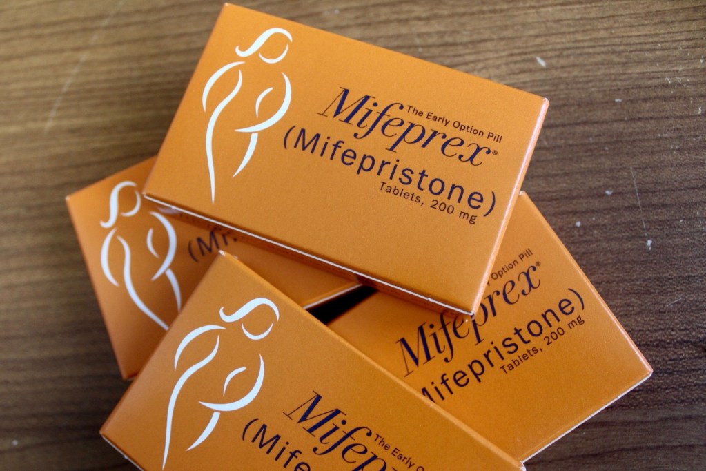 four boxes of mifepristone under the brand name Mifeprex