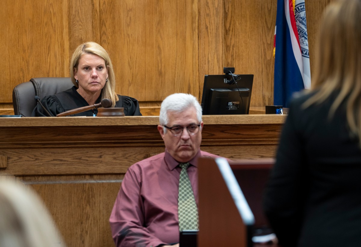 Melissa Owens sits in her judge's robe at the courthouse in Jackson