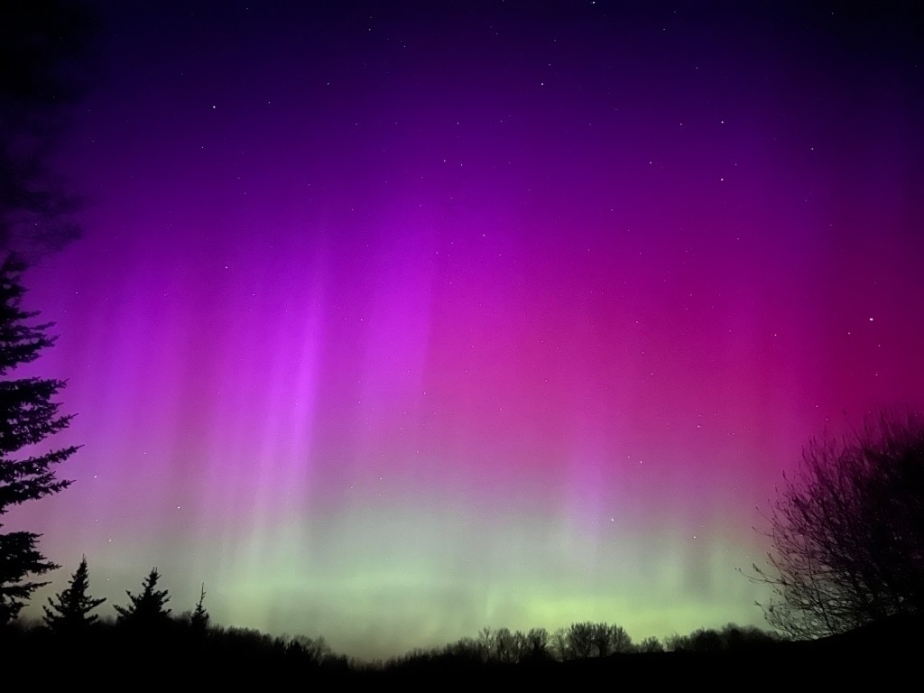 Layers of northern lights