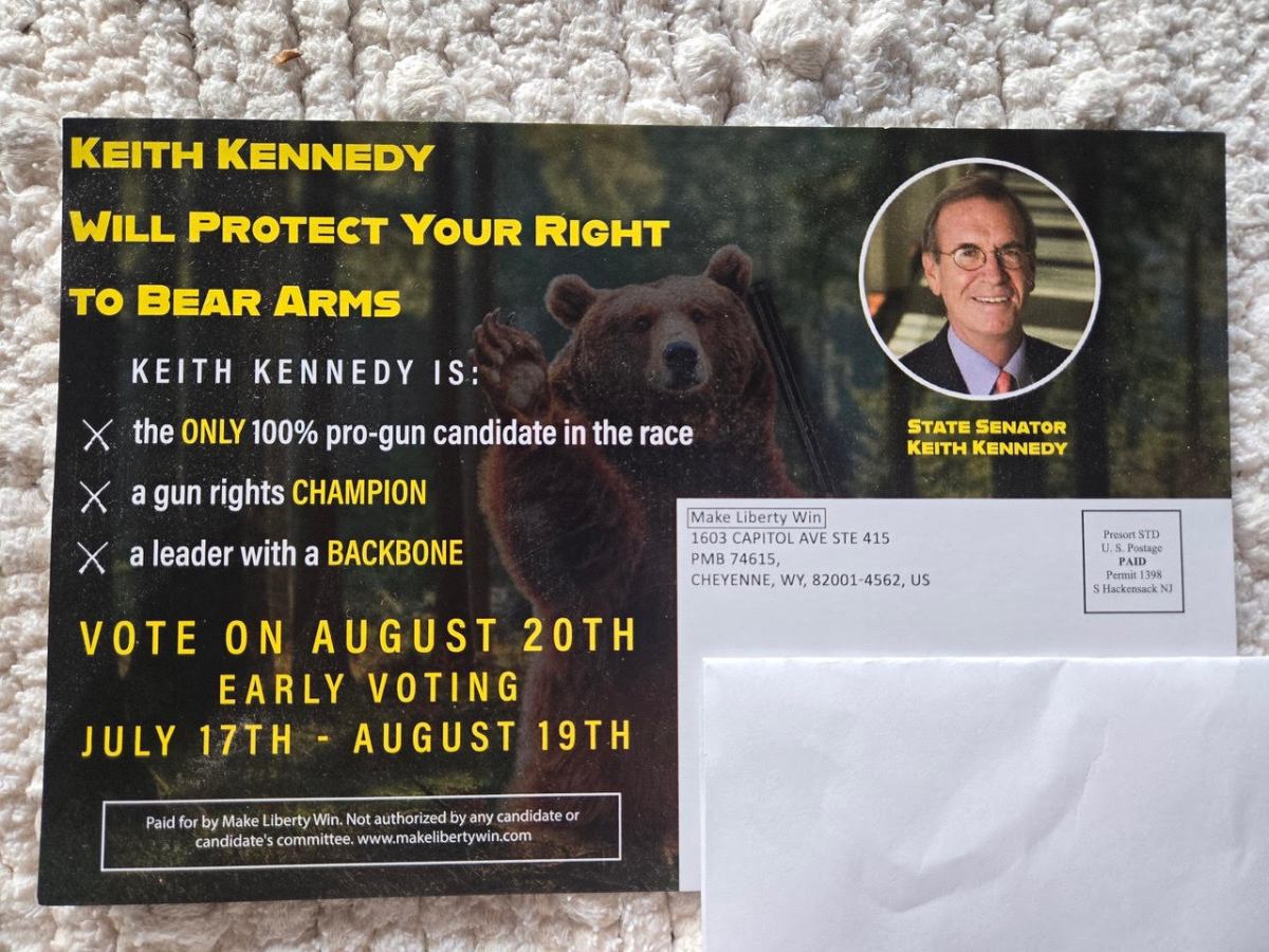 Cease and desist: Virginia man threatens legal action after group uses his photo to portray Wyoming candidate