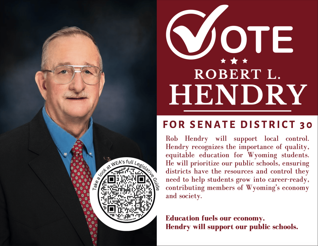 A "vote for Robert L. Henry" mailer