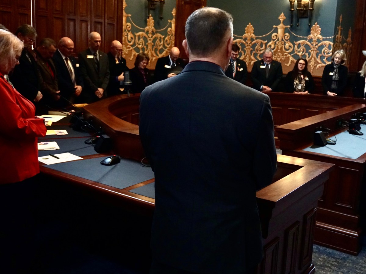 ‘God led us here’: Religious, emotional first day of Wyoming legislative session