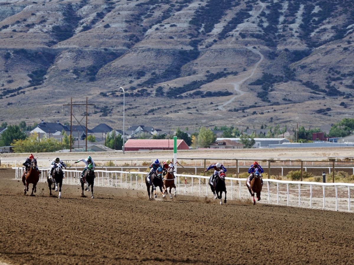 At a track in Wyoming’s sagebrush sea, horse racing flourishes amid a national decline