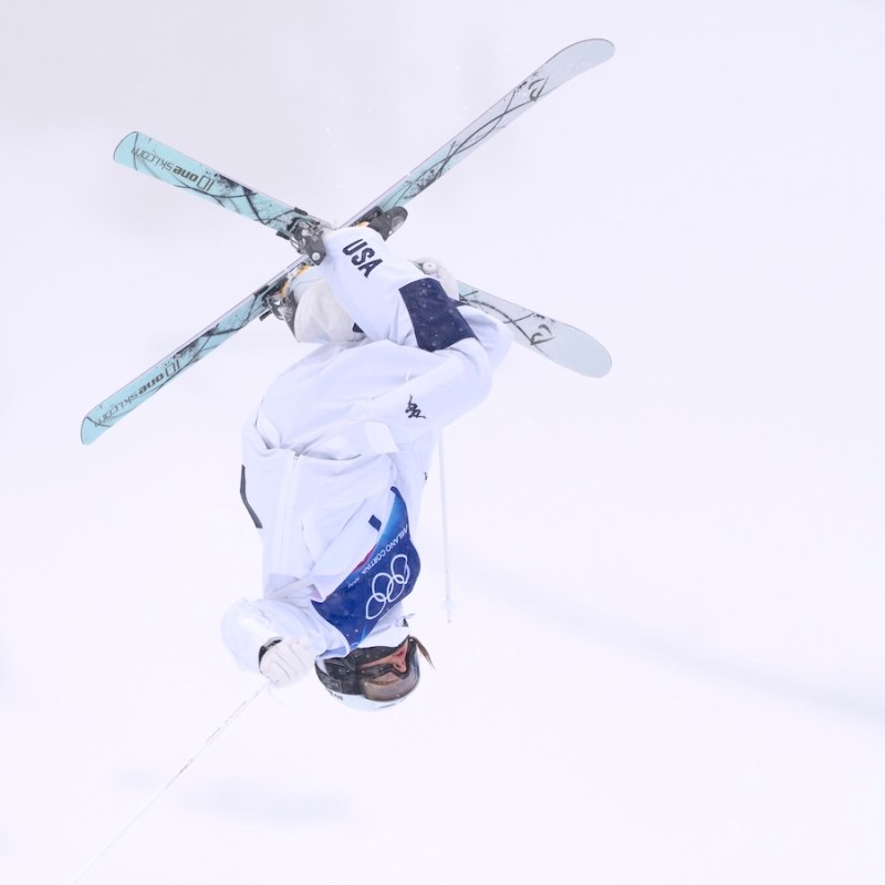 Wyoming’s Kauf wins third Olympic silver in moguls
