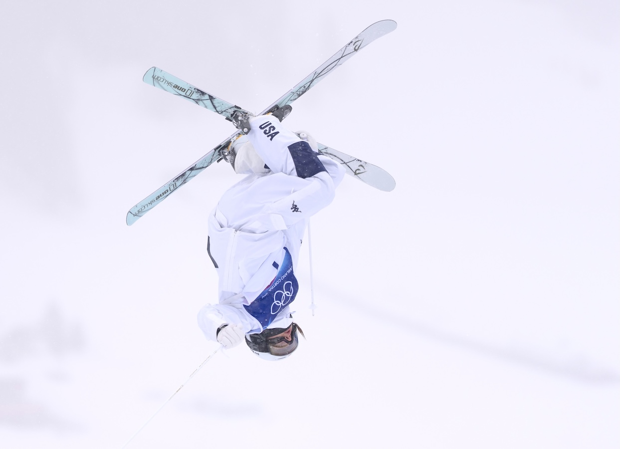 Wyoming’s Kauf wins third Olympic silver in moguls