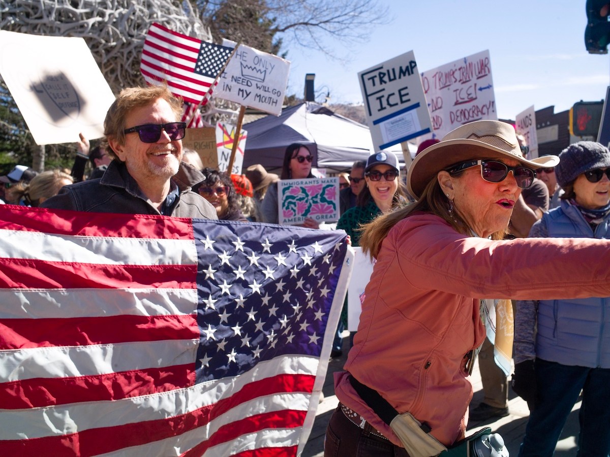 Across the state, Wyomingites protest war in Iran, immigration policies, other grievances
