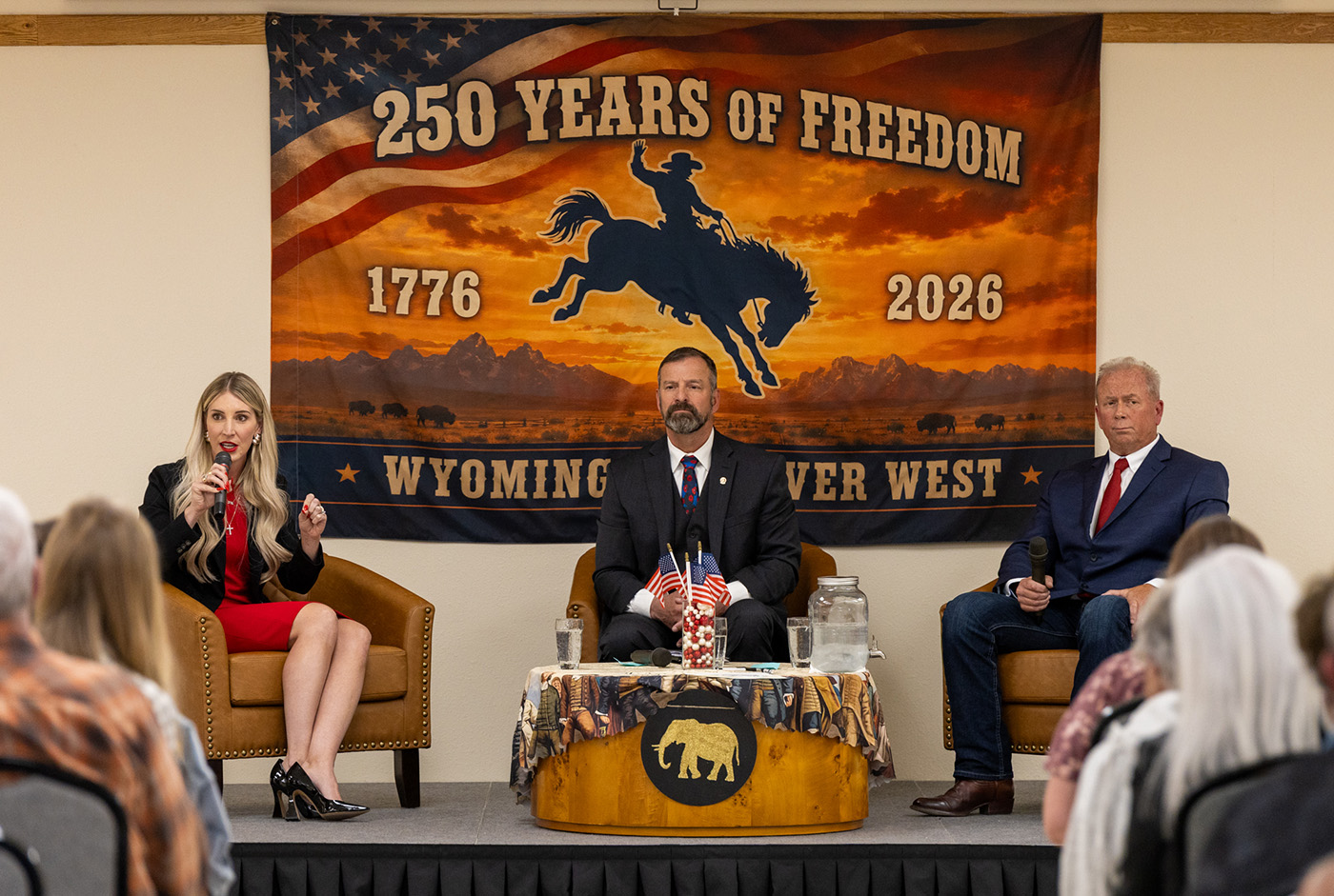 Republican governor hopefuls tout conservative bona fides at Wyoming GOP debate