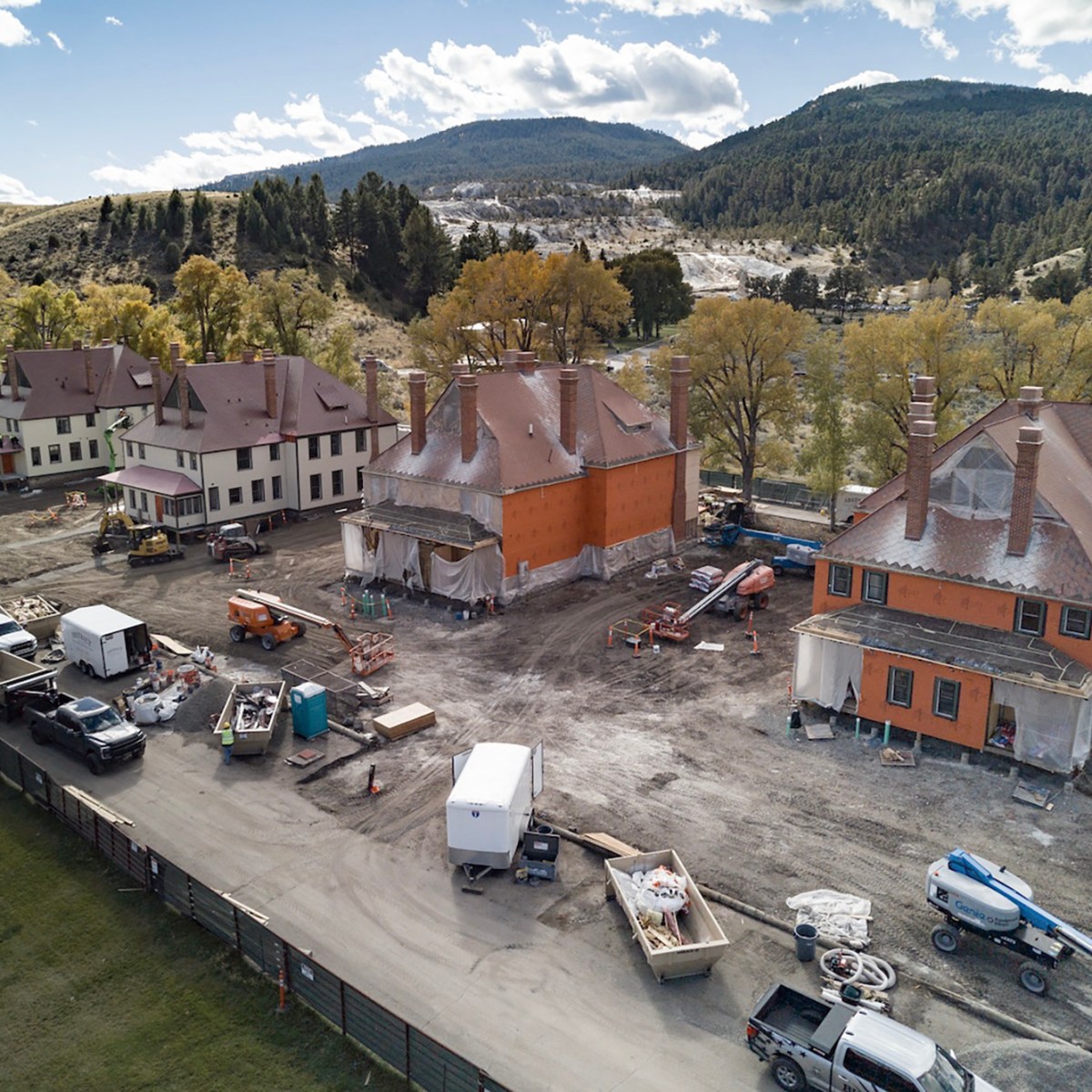 Yellowstone’s historic fort gets a facelift