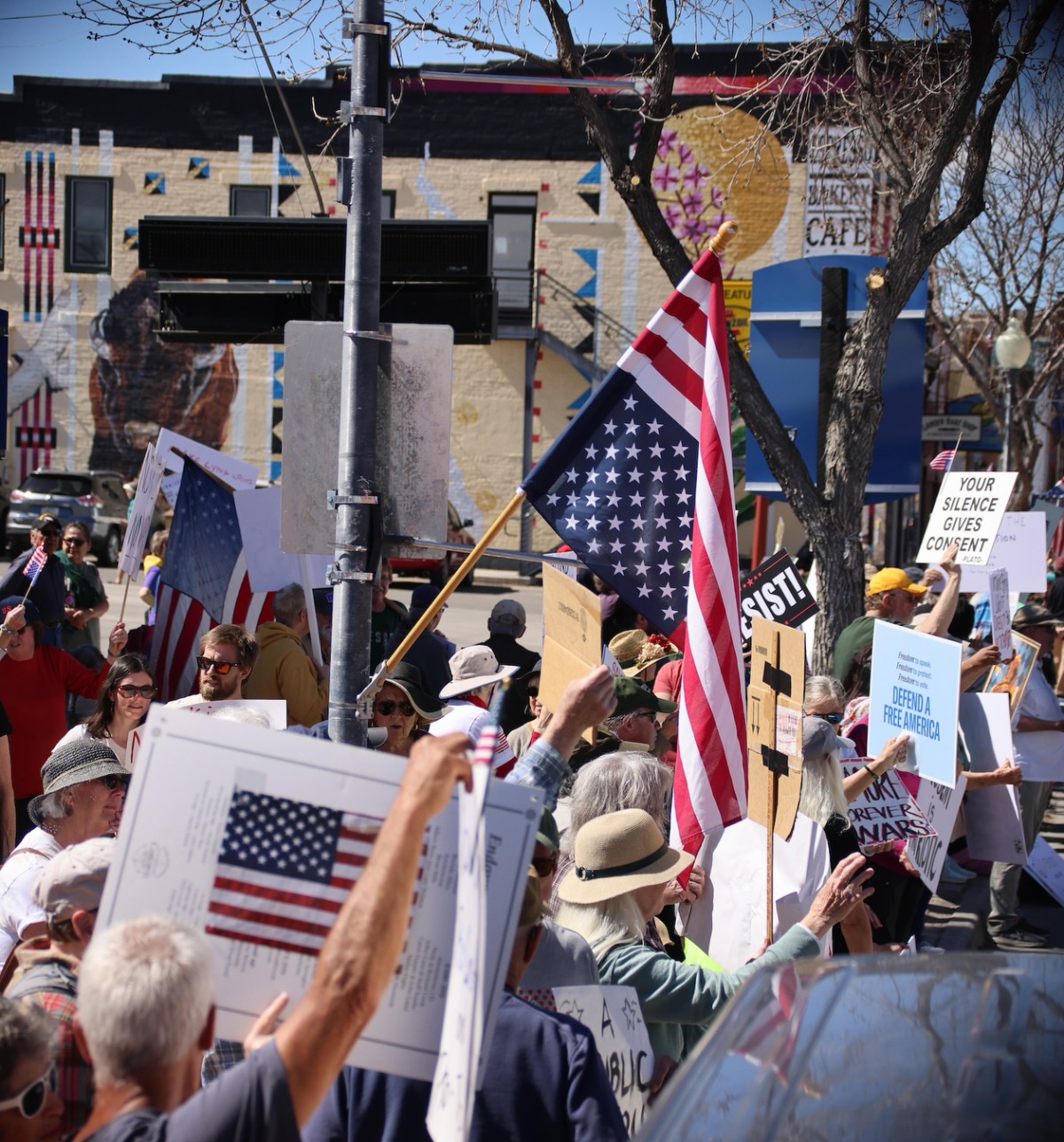 Across the state, Wyomingites protest war in Iran, immigration policies ...