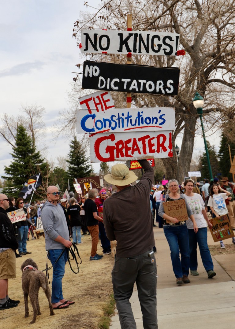 Across the state, Wyomingites protest war in Iran, immigration policies ...