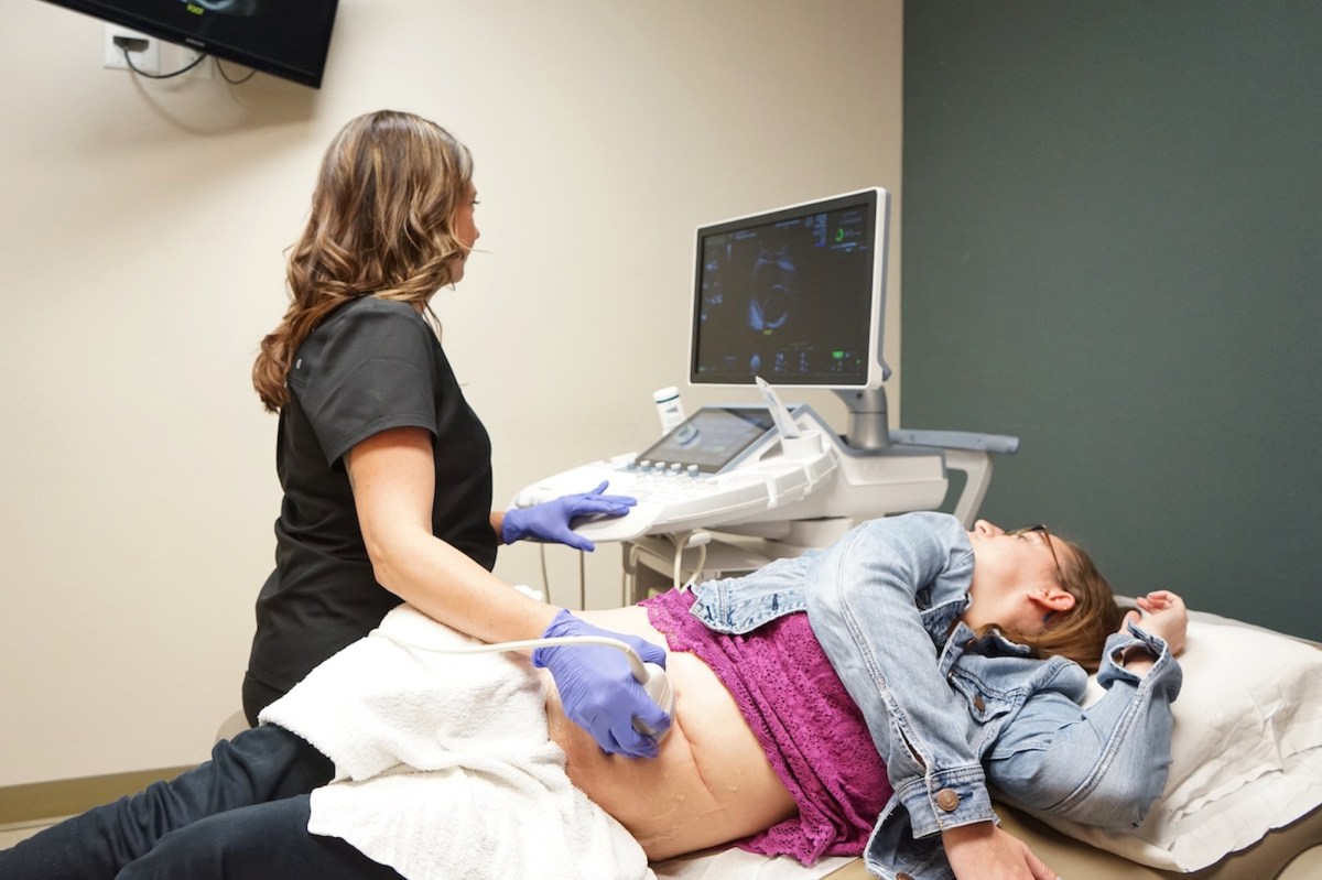 An ultrasound in Casper, Wyoming