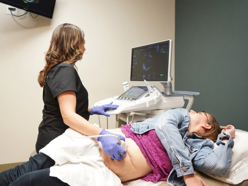 An ultrasound in Casper, Wyoming
